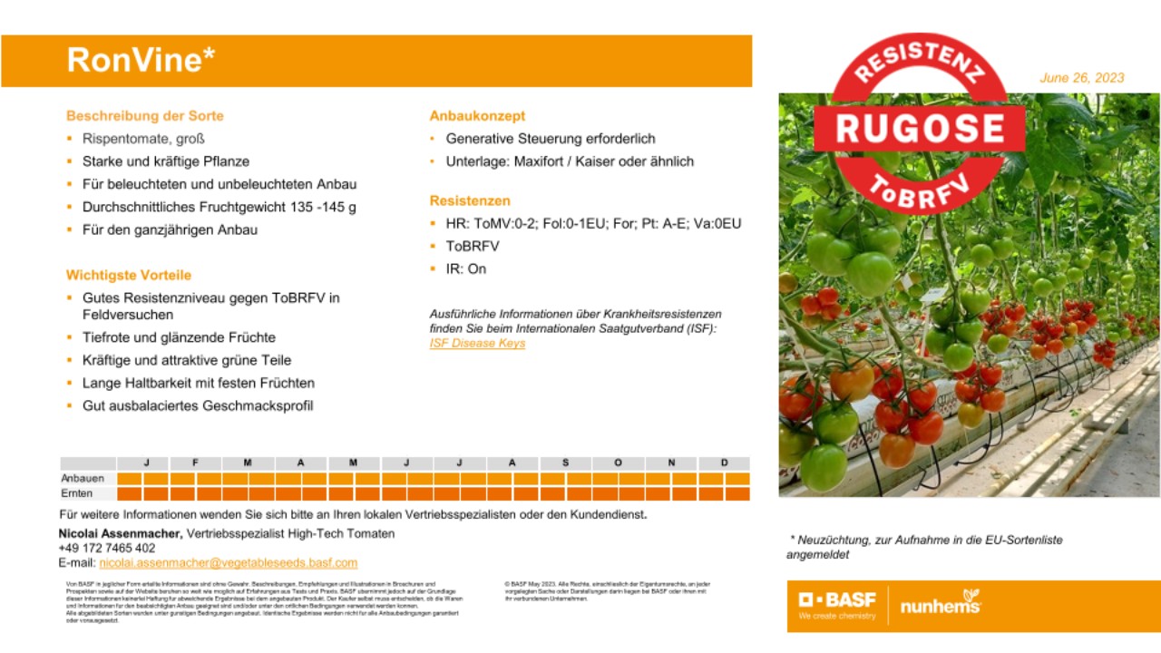 BASF Nunhems | Variety proFILE